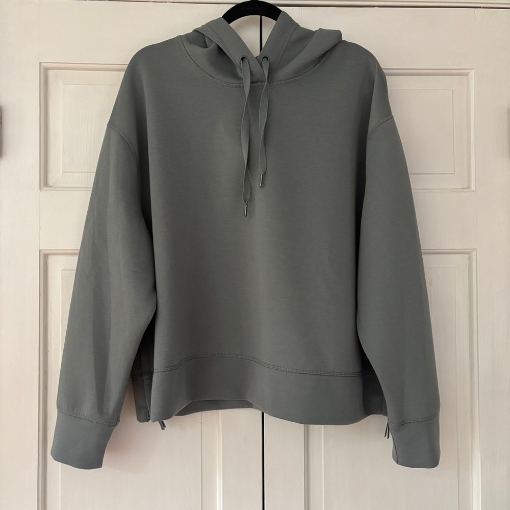 Avia Sage Green Hoodie Plus Size 3X 22 Soft Cozy Athleisure Zip Vent Sweatshirt - Picture 1 of 8